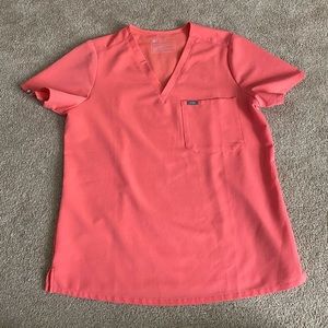 One pocket scrub top